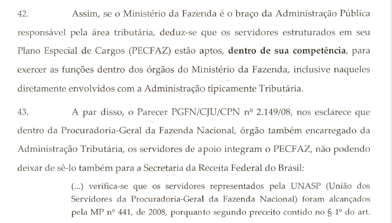 Parecer PGFN
